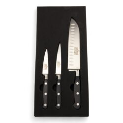 V-SABATIER graviertes Küchenmesser Set 3-teilig Richardson Sheffield graviertes Messerset